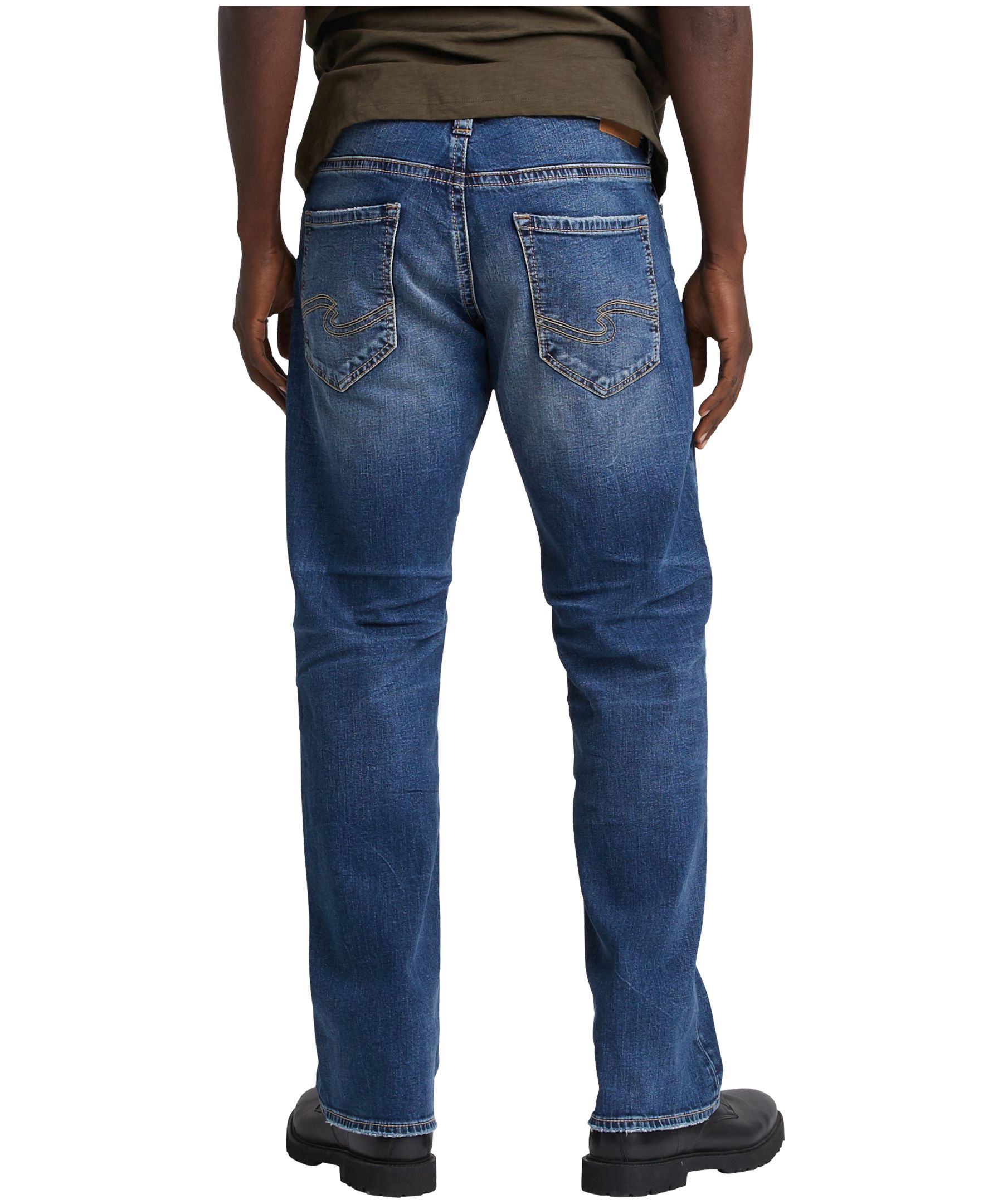 Silver Men's Zac Relaxed Straight Jeans