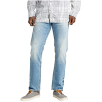 Silver Jean fuselé à coupe décontractée pour hommes, Eddie Front_Flat