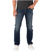 Silver Men's Eddie Mid Rise Athletic Fit Tapered Leg Jeans Front_Flat