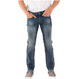 Silver Men's Allan Slim Straight Fit Dark Wash Jeans Front_Flat