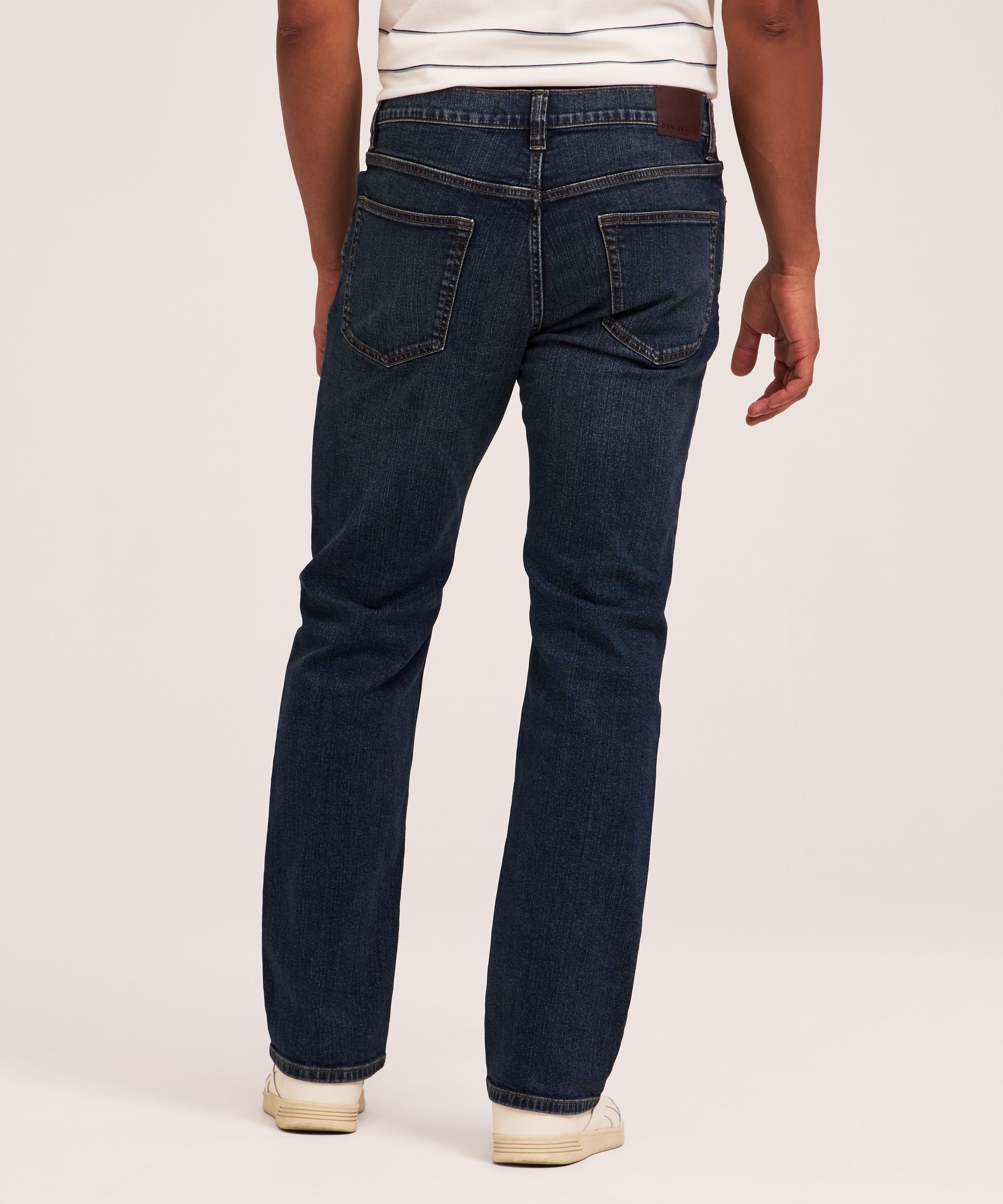 Denver Hayes Men's Value Stretch Straight Fit Jeans
