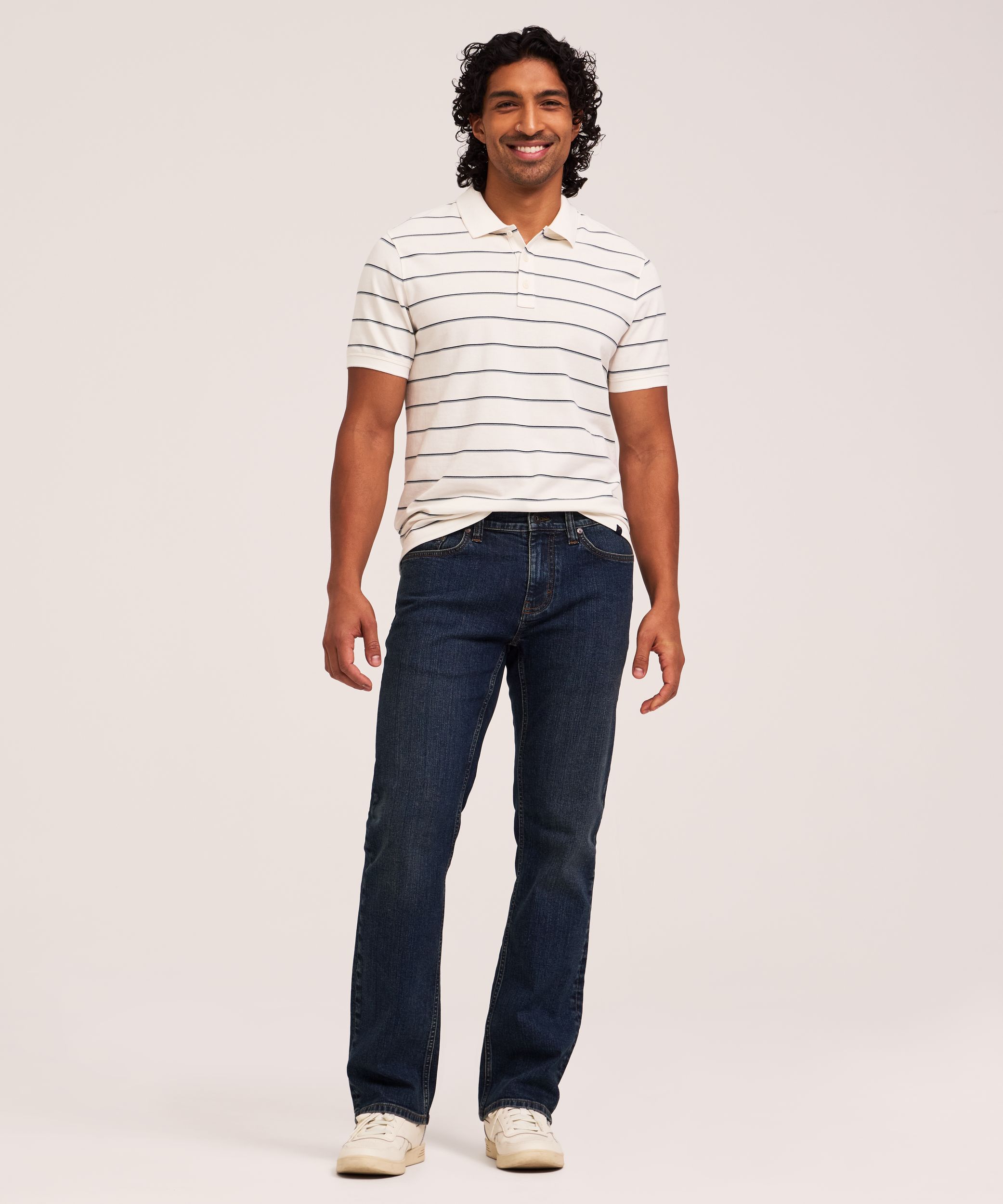 Denver Hayes Men's Value Stretch Straight Fit Jeans