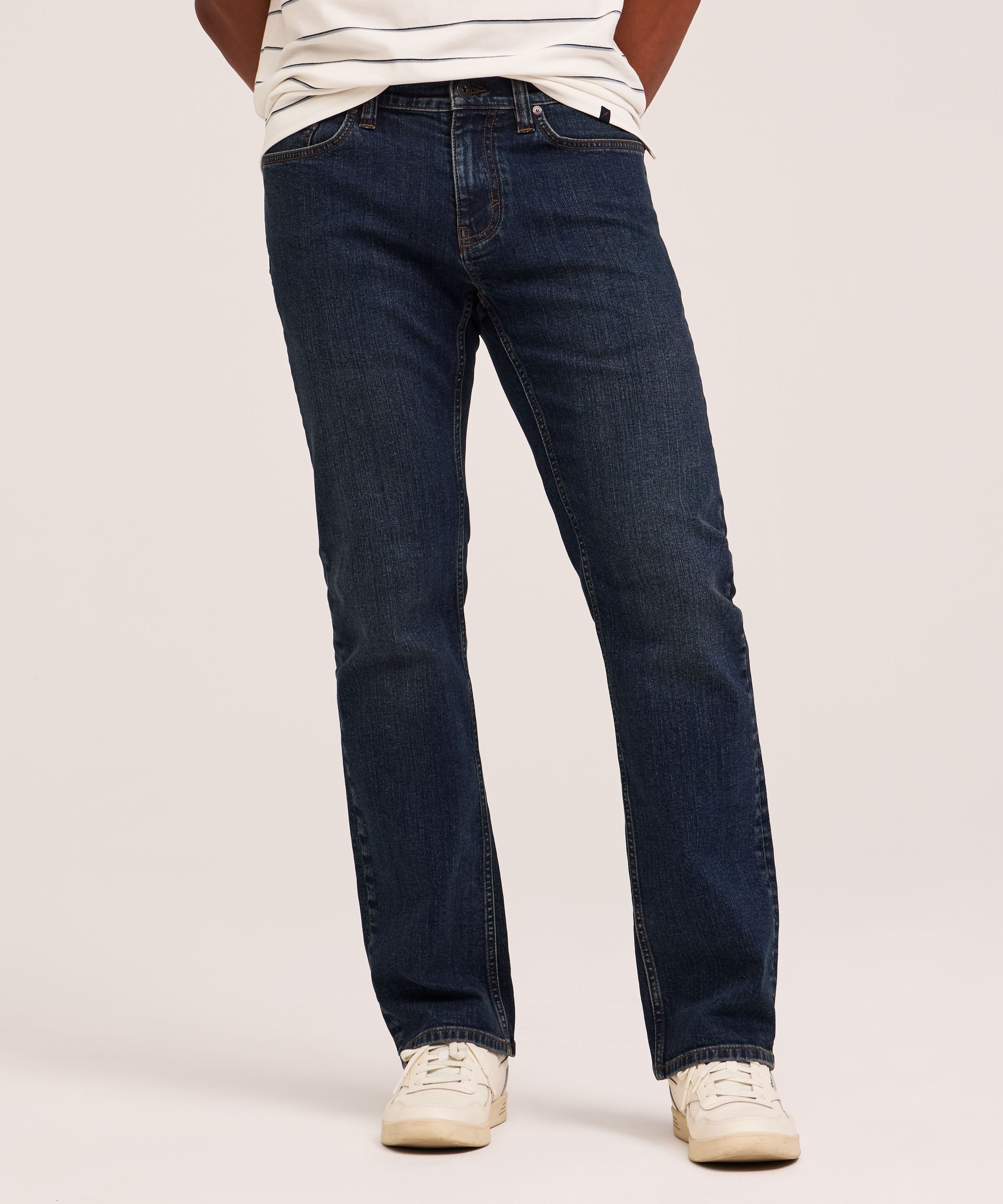 Denver Hayes Men's Value Stretch Straight Fit Jeans