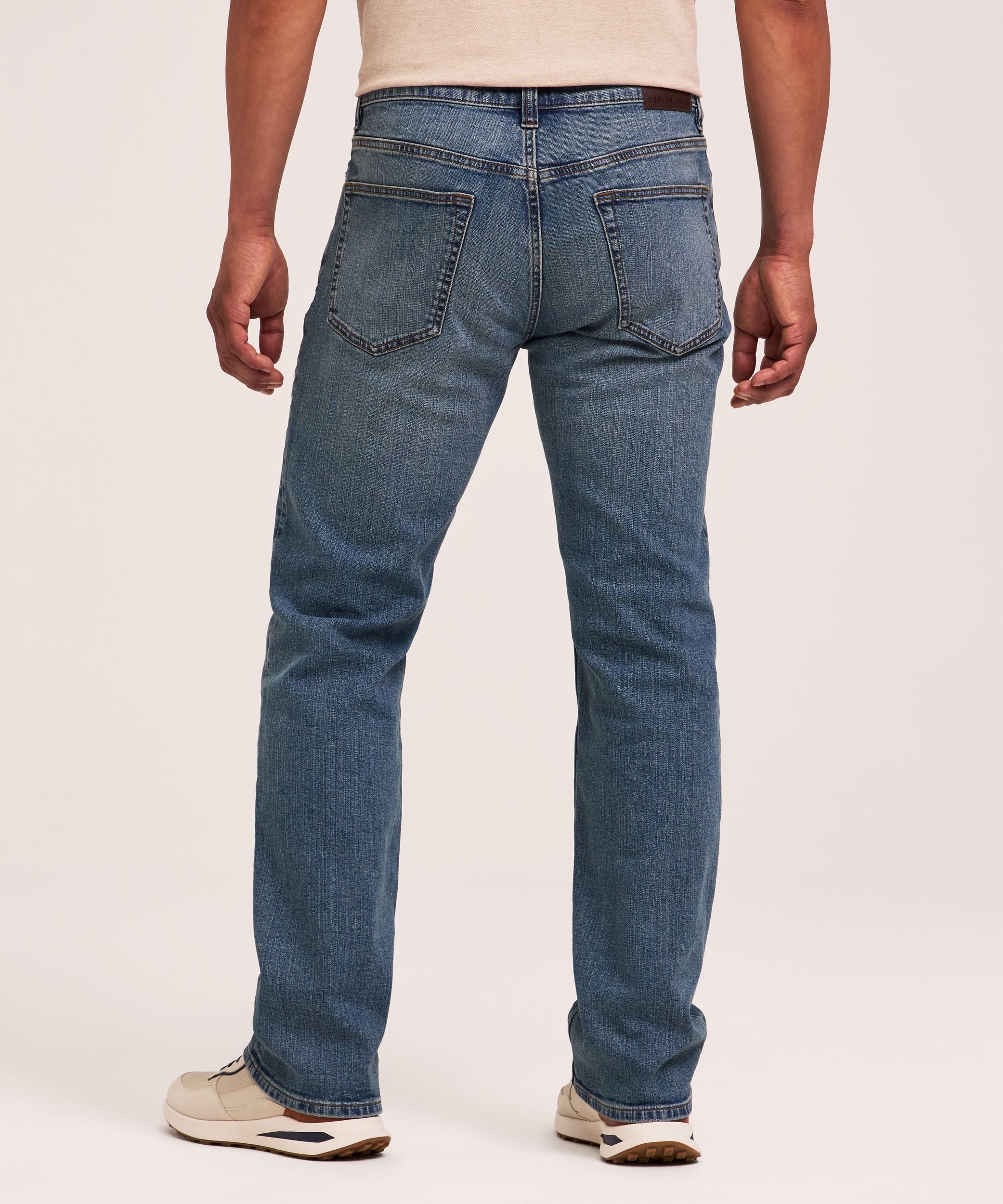 Denver Hayes Men's Value Stretch Straight Fit Jeans