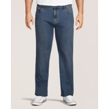 Jeans extensibles abordables à jambe droite Denver Hayes - Délavé clair Front_Flat