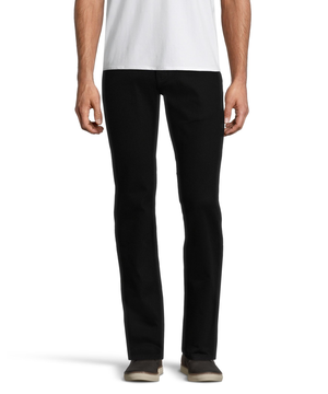 Jeans extensibles abordables à jambe droite Denver Hayes - Noir