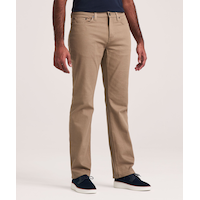 Jeans extensibles abordables à jambe droite Denver Hayes - Havane Front_Angled_Right