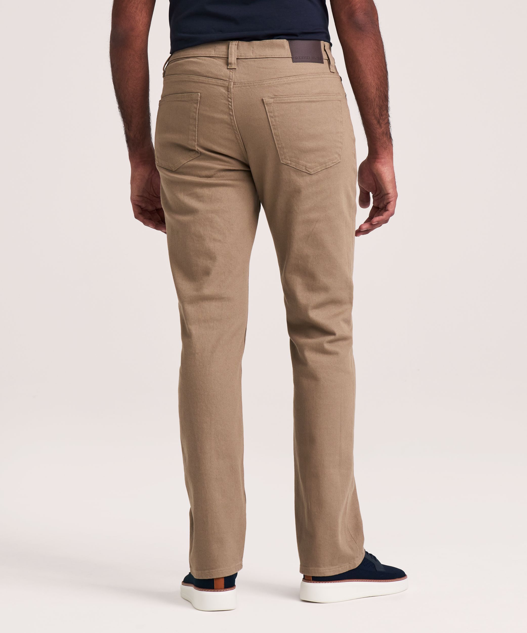 Jeans extensibles abordables à jambe droite Denver Hayes - Havane