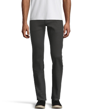 Jeans extensibles abordables à jambe droite Denver Hayes - Gris