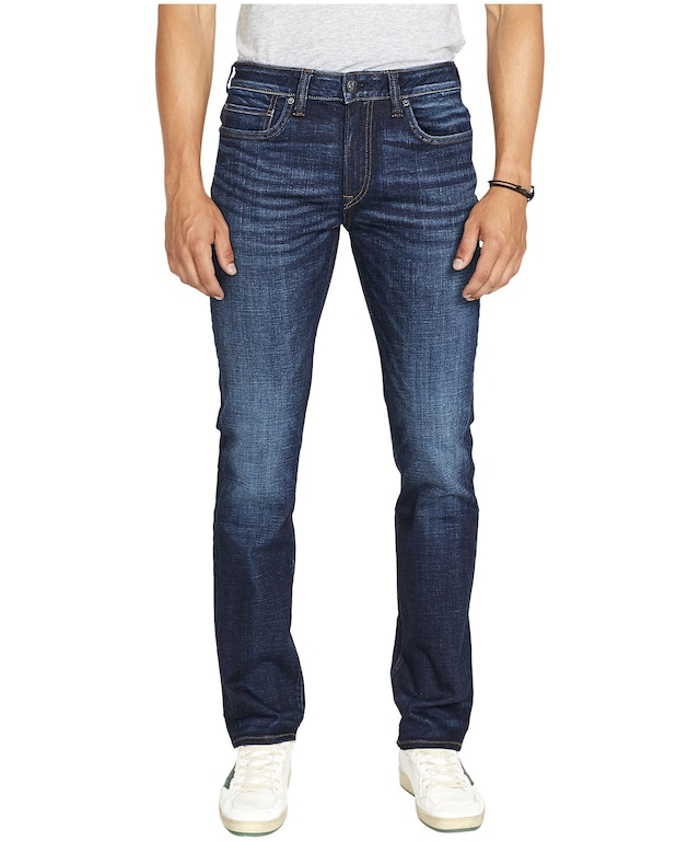 Buffalo Men's Six Straight Leg Stretch Jeans - Dark Wash | Marks