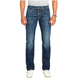 Jean extensible Buffalo de coupe décontractée à taille mi-basse et à jambe droite, pour hommes, Driven Front_Flat