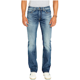 Buffalo Men's Driven Relaxed Mid Rise Straight Leg Stretch Jeans Front_Flat