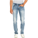 Buffalo Men's Six Straight Leg Stretch Jeans Front_Flat
