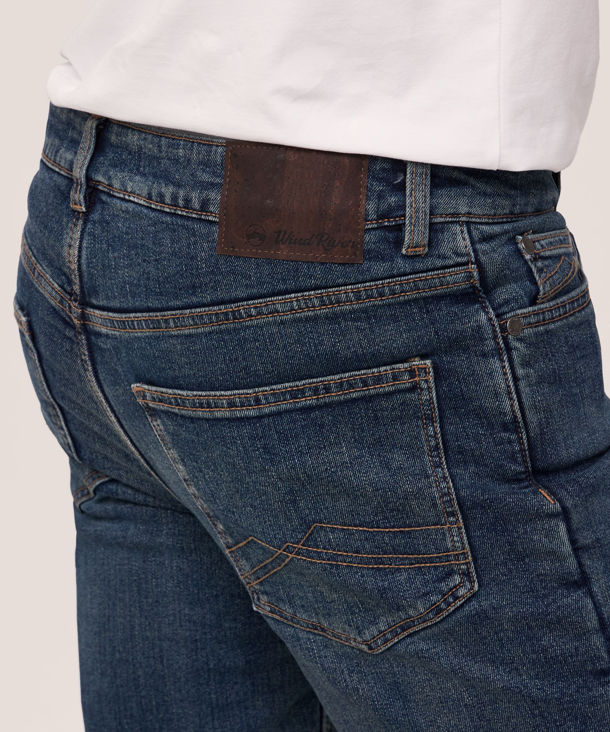 Jean droit T-Max® Element pour homme à doublure en flanelle à carreaux de WindRiver