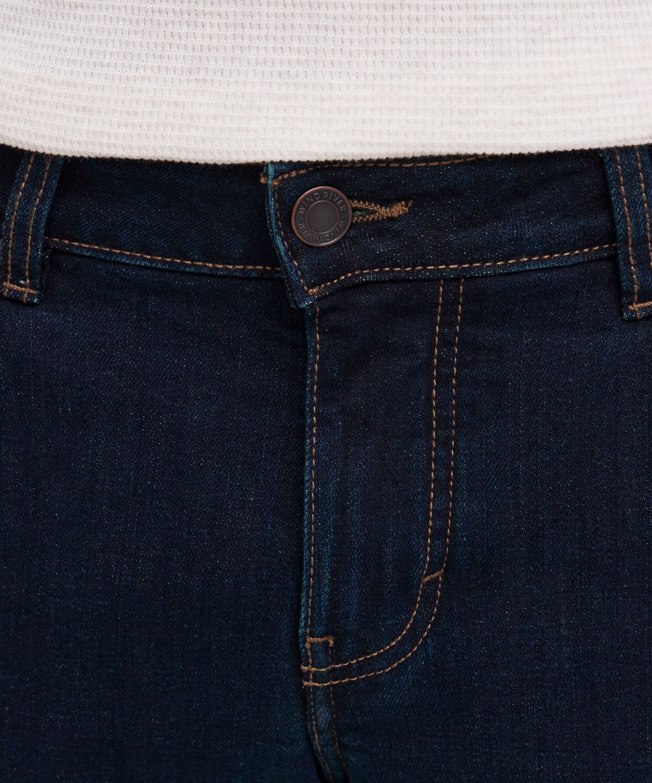 WindRiver Men's Plaid Flannel Lined T-Max® Element Straight Leg Jeans