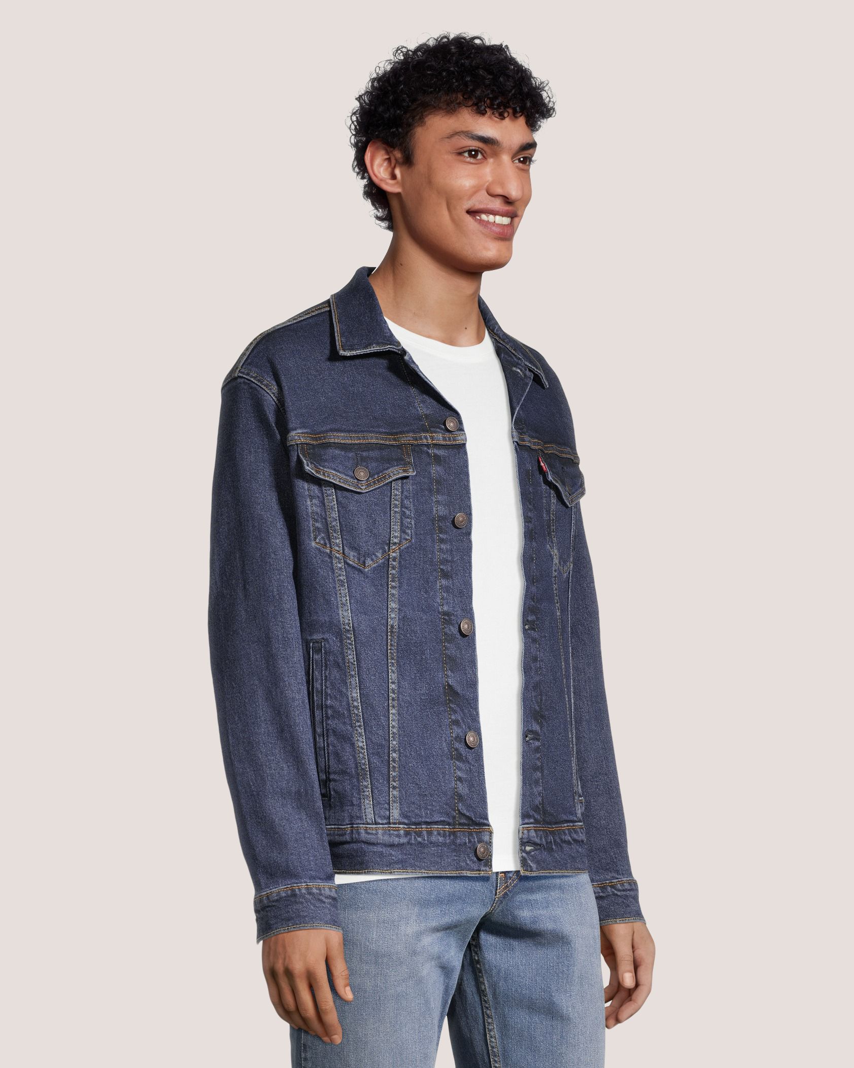 Veste de camionneur en denim à coupe standard pour hommes, Levi's