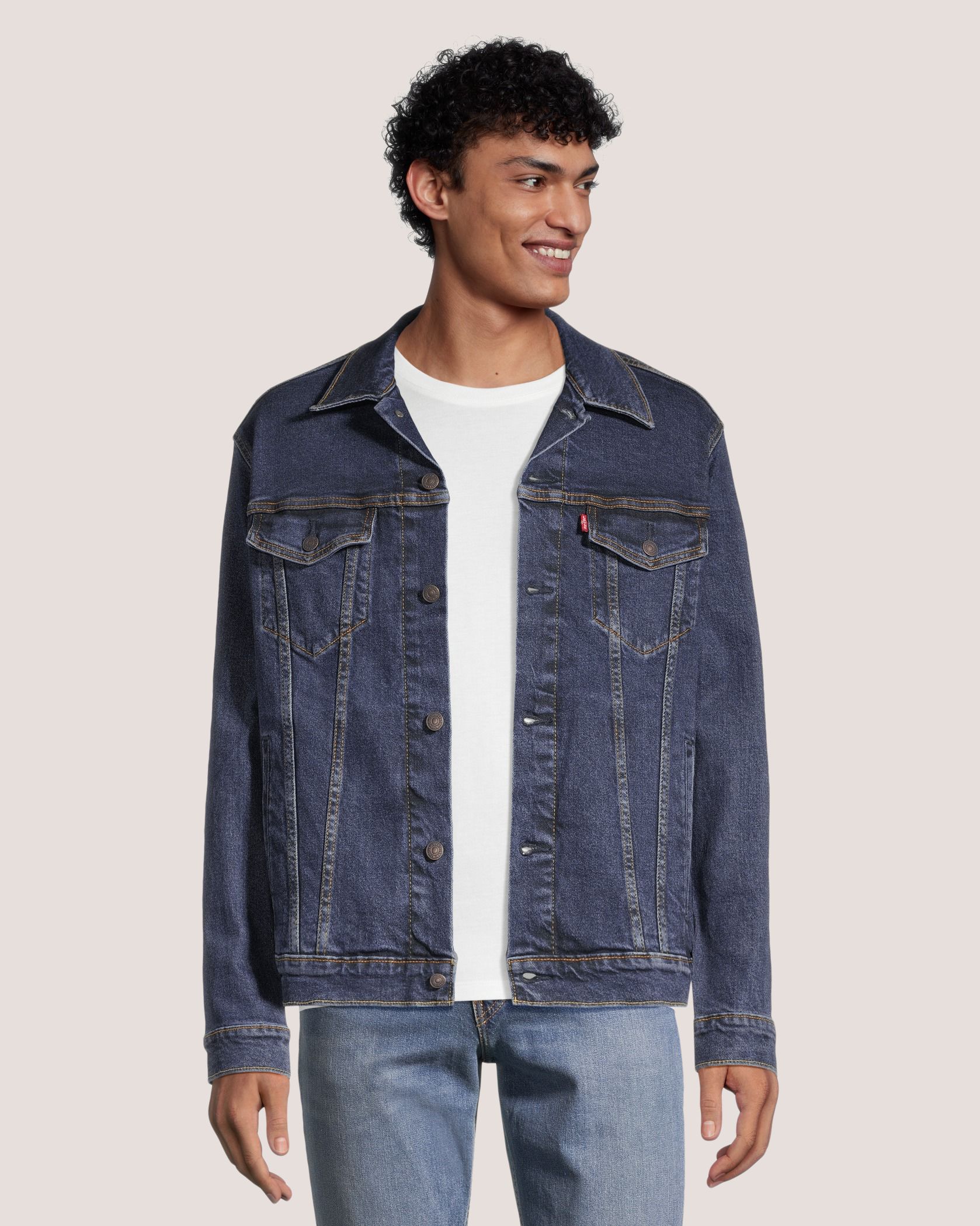 Veste de camionneur en denim à coupe standard pour hommes, Levi's