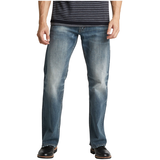 Silver Men's Grayson Big & Tall Easy Straight Jeans- ONLINE ONLY Front_Flat