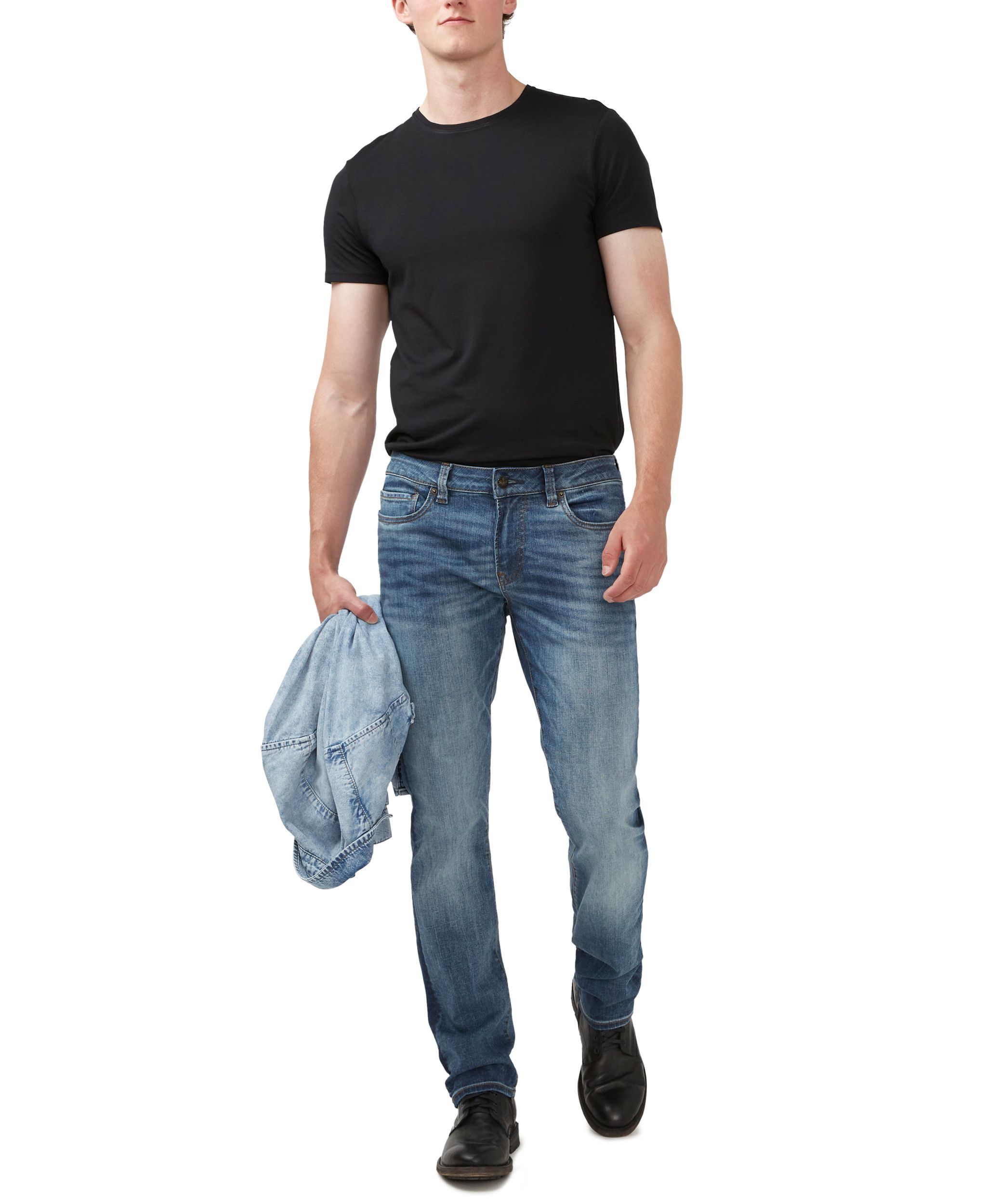 Jean de coupe étroite pour hommes, Ash, Buffalo