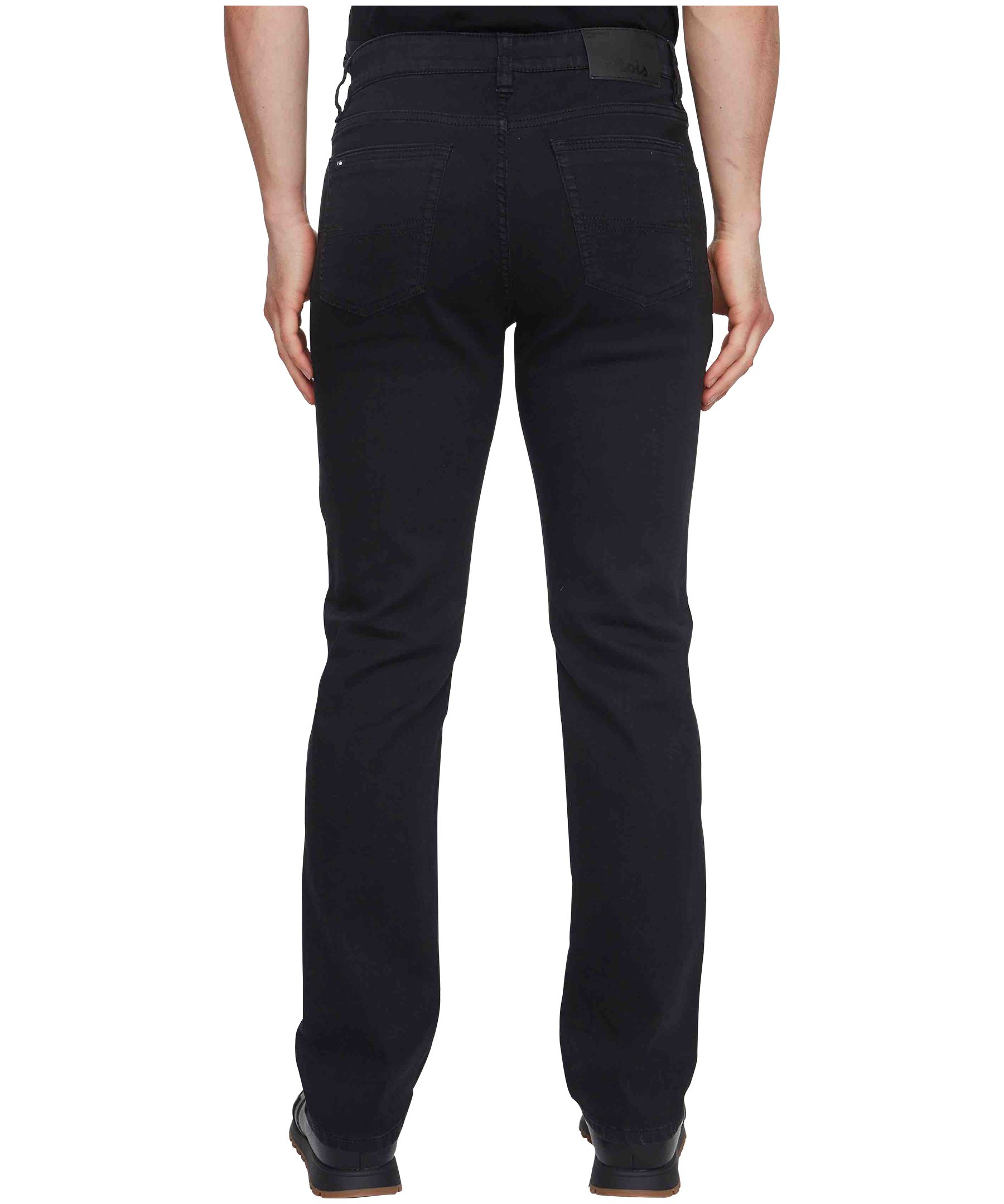 Lois Men's Brad Slim 5 Pocket Stretch Knit Denim Jeans - Black - ONLINE ONLY