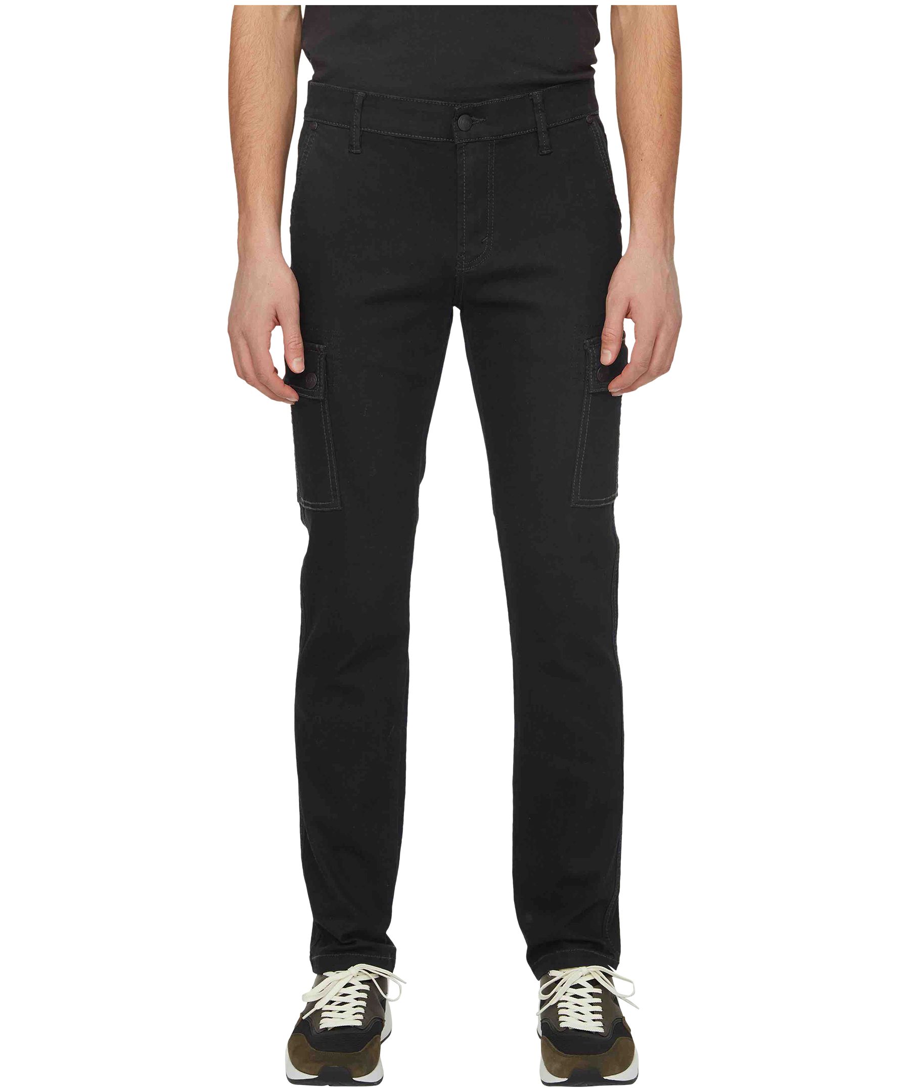 Jean extensible à taille mi-basse avec poche cargo pour hommes, Jeff, Lois