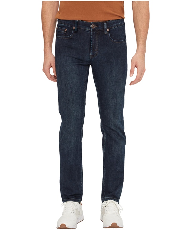 Jean extensible à taille basse avec 5 poches pour hommes, Jack, Black Bull