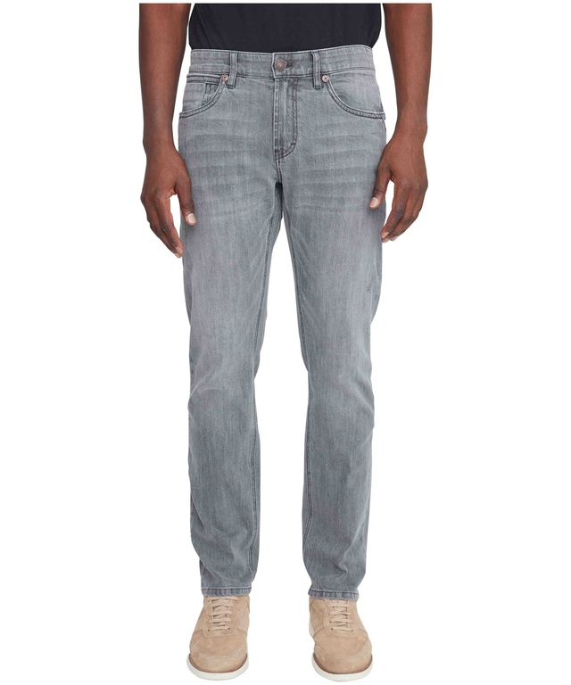 Jean extensible à coupe étroite et taille basse avec 5 poches pour hommes, Jack, Black Bull