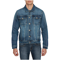 Black Bull Men's Franklin Trucker Jacket Front_Flat