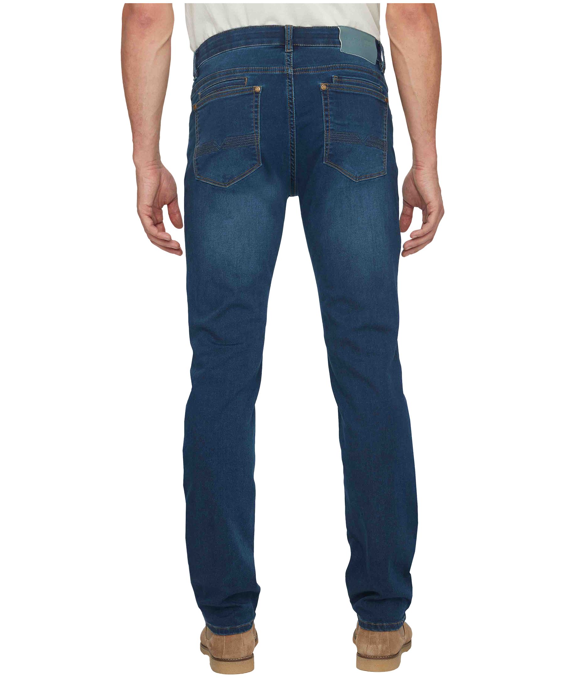 Jean extensible coupe classique à taille basse avec 5&nbsp;poches pour hommes, Black Bull, Mad
