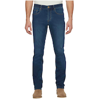 Jean extensible coupe classique à taille basse avec 5&nbsp;poches pour hommes, Black Bull, Mad Front_Flat