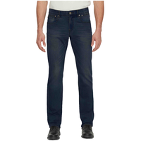 Jean extensible à coupe classique et taille basse avec 5 poches pour hommes, Mad, Black Bull Front_Flat