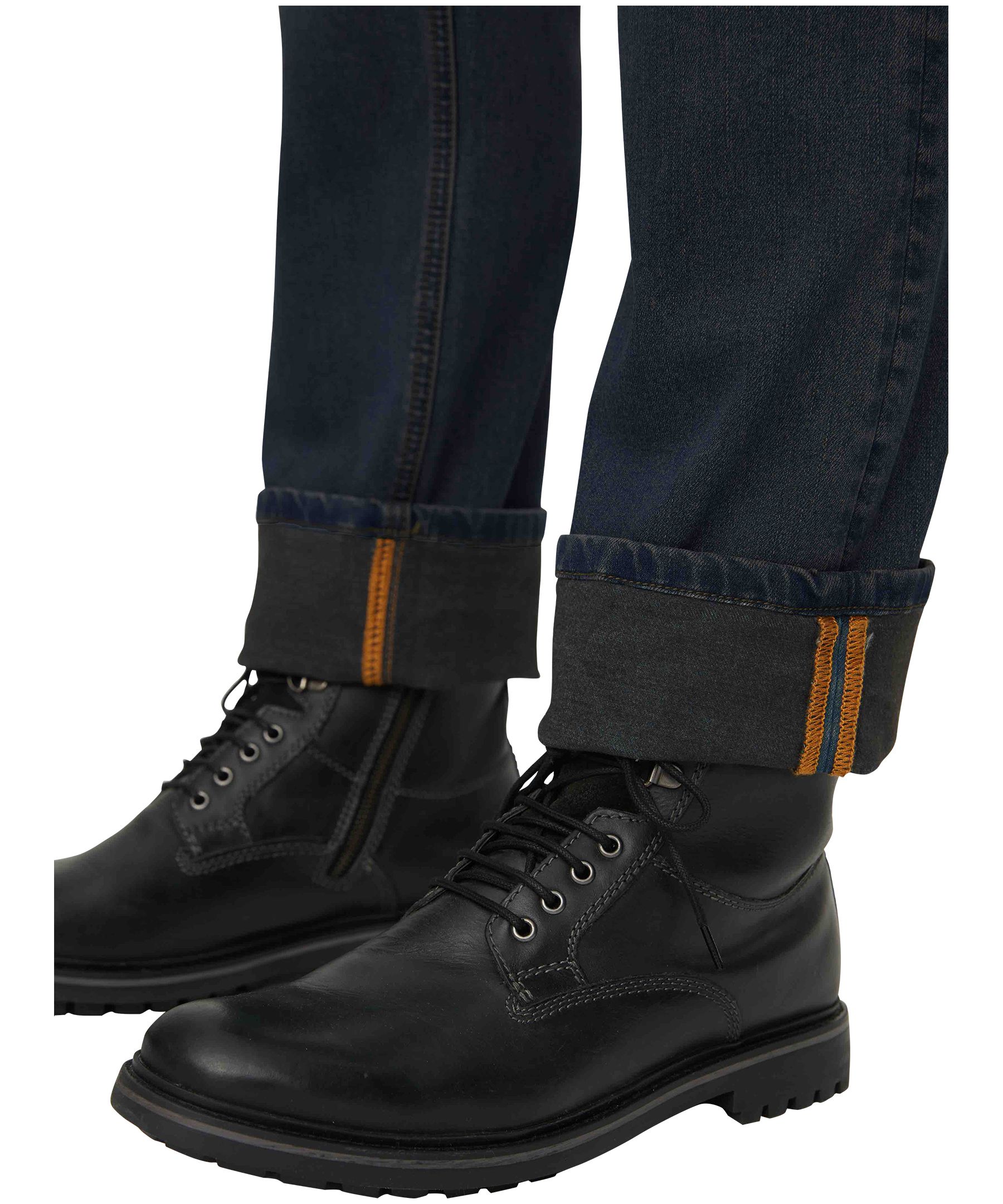 Jean extensible à coupe classique et taille basse avec 5&nbsp;poches pour hommes, Mad, Black Bull