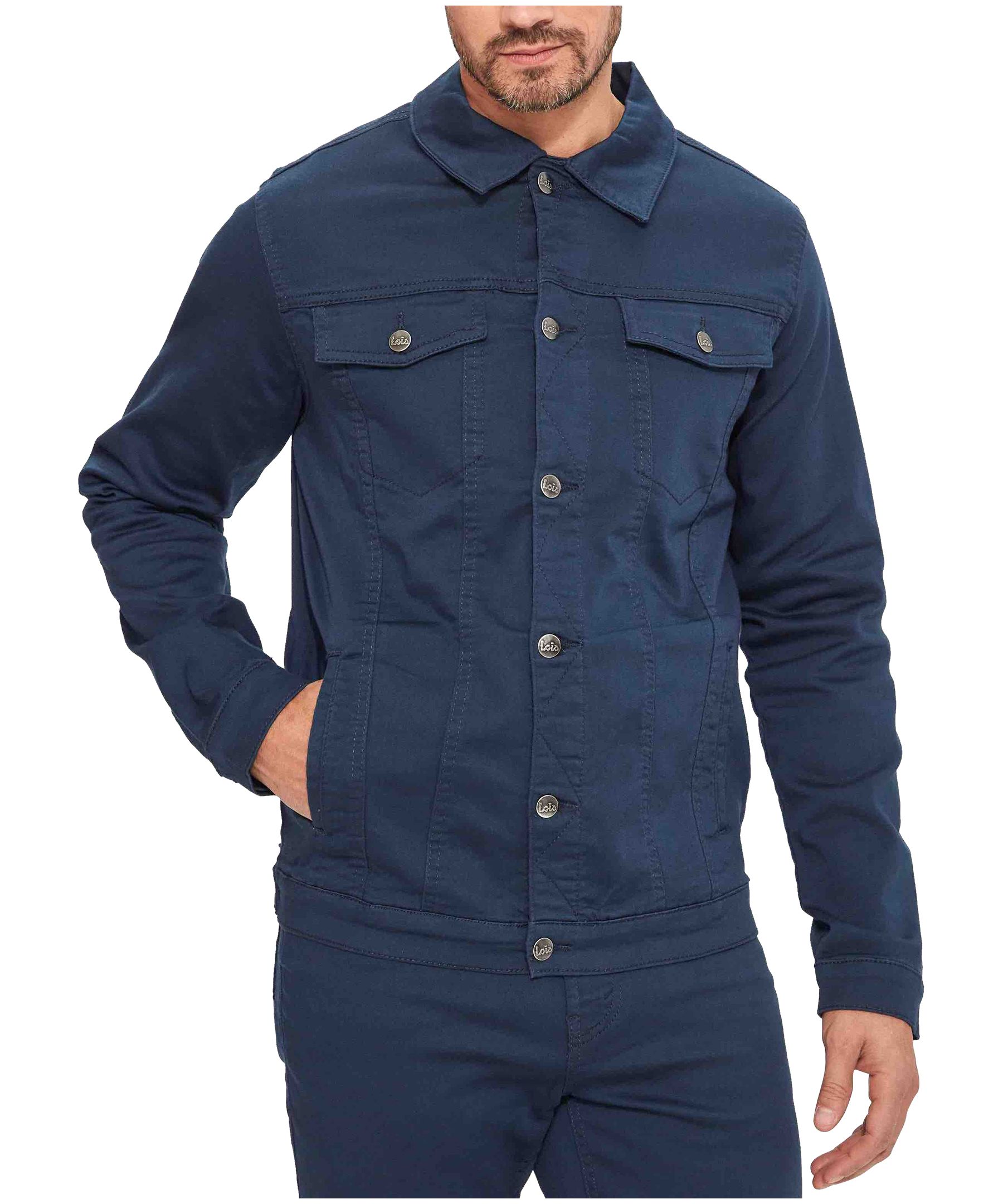 Lois Men's Frank 5 Pocket Stretch Jeans - Gray