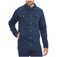 Lois Men's Frank 5 Pocket Stretch Jeans - Gray Front_Flat