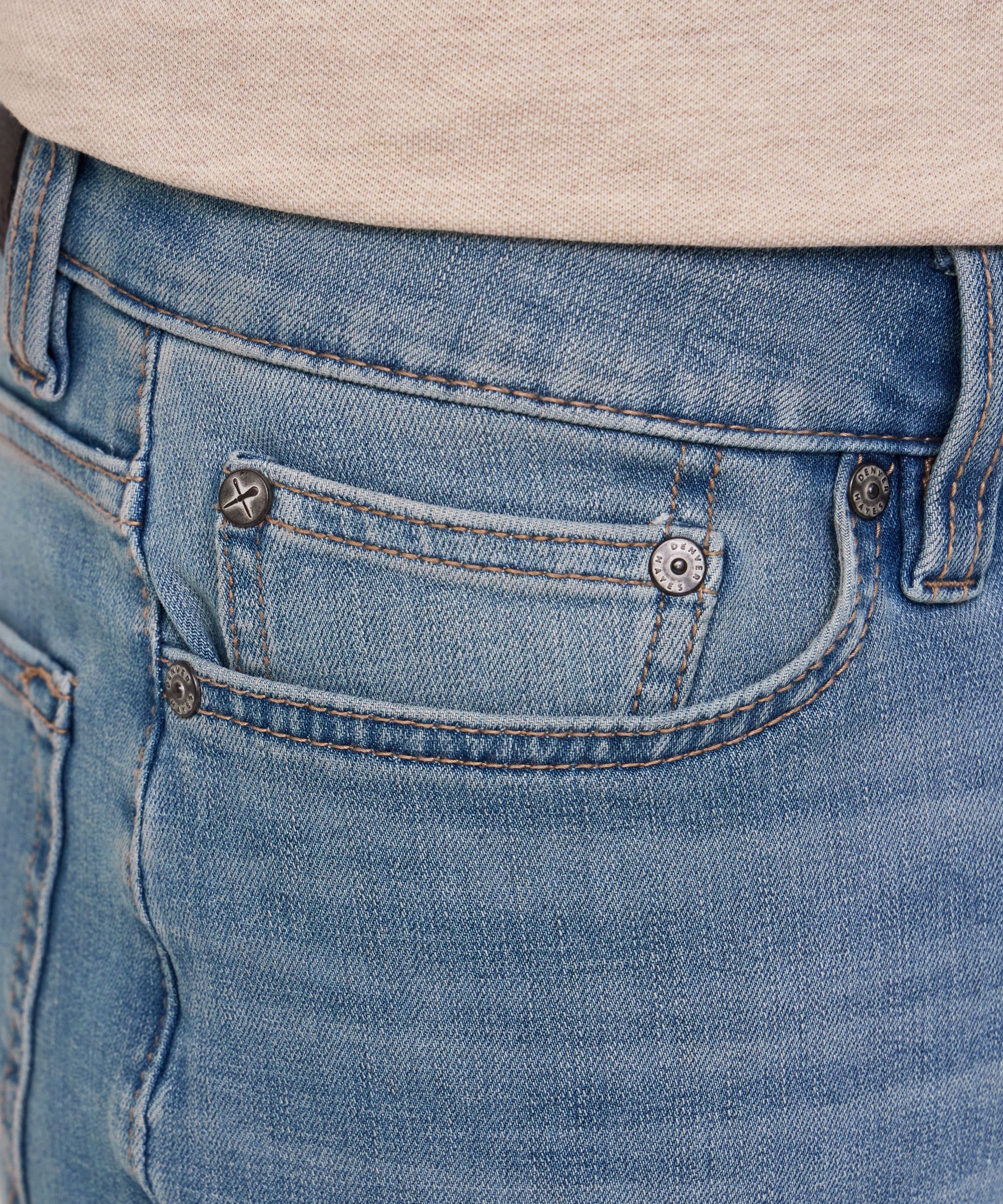 Jeans extensibles à 4 sens à jambe droite FLEXTECH Denver Hayes pour hommes