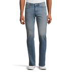 Denver Hayes Men's FLEXTECH 4 Way Stretch Slim Fit Jeans - Light Wash