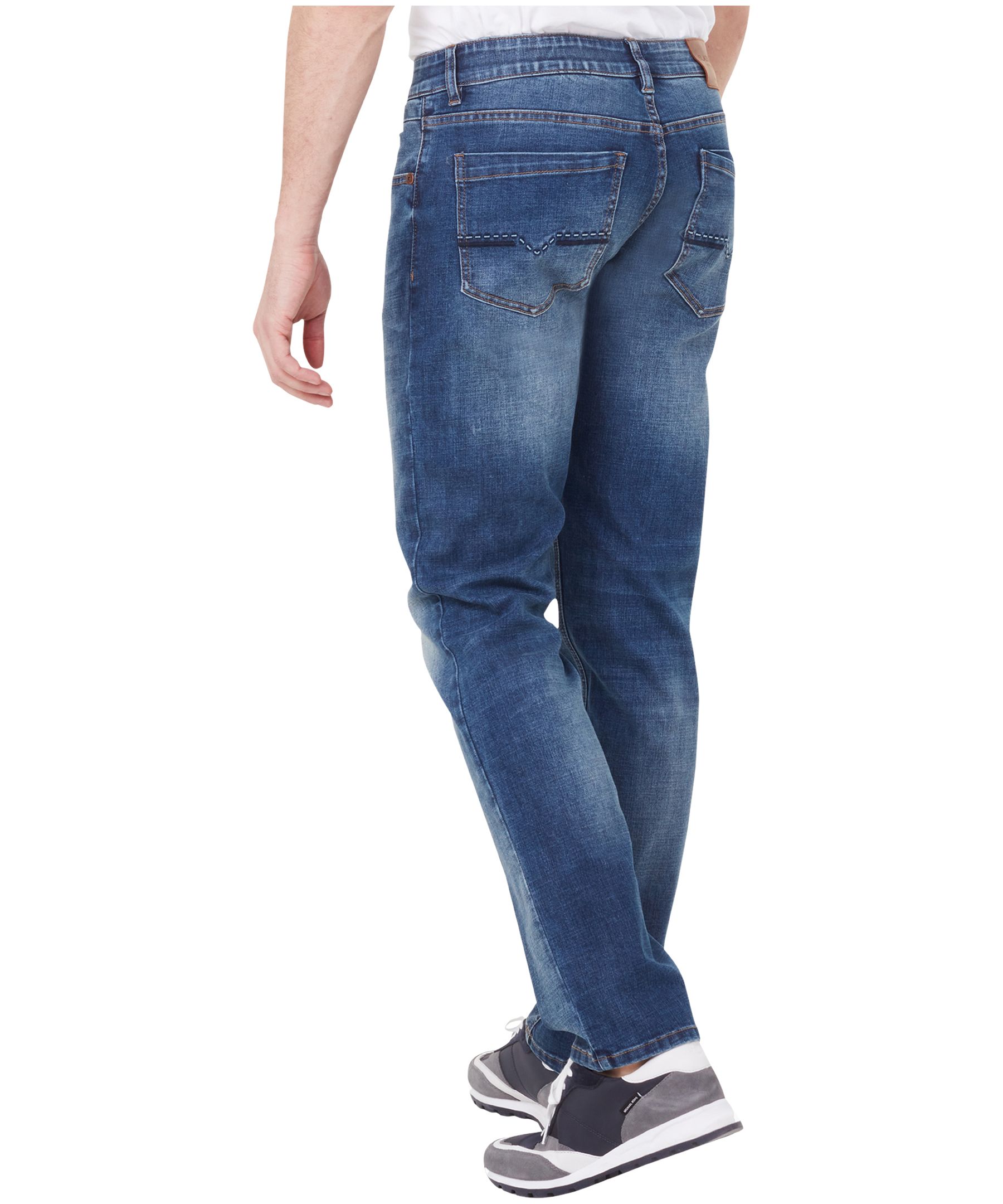 Blackbull Men's Sam Regular Slim Fit Stretch Jeans