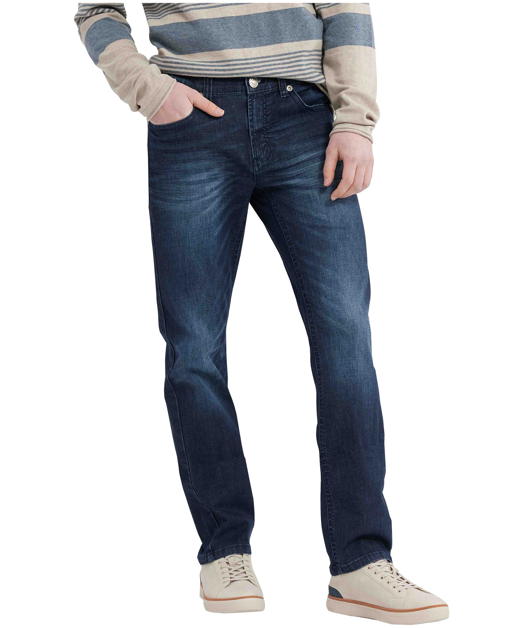 Black Bull Men's Frank Relaxed Fit Mid Rise Stretch Denim Jeans - ONLINE ONLY