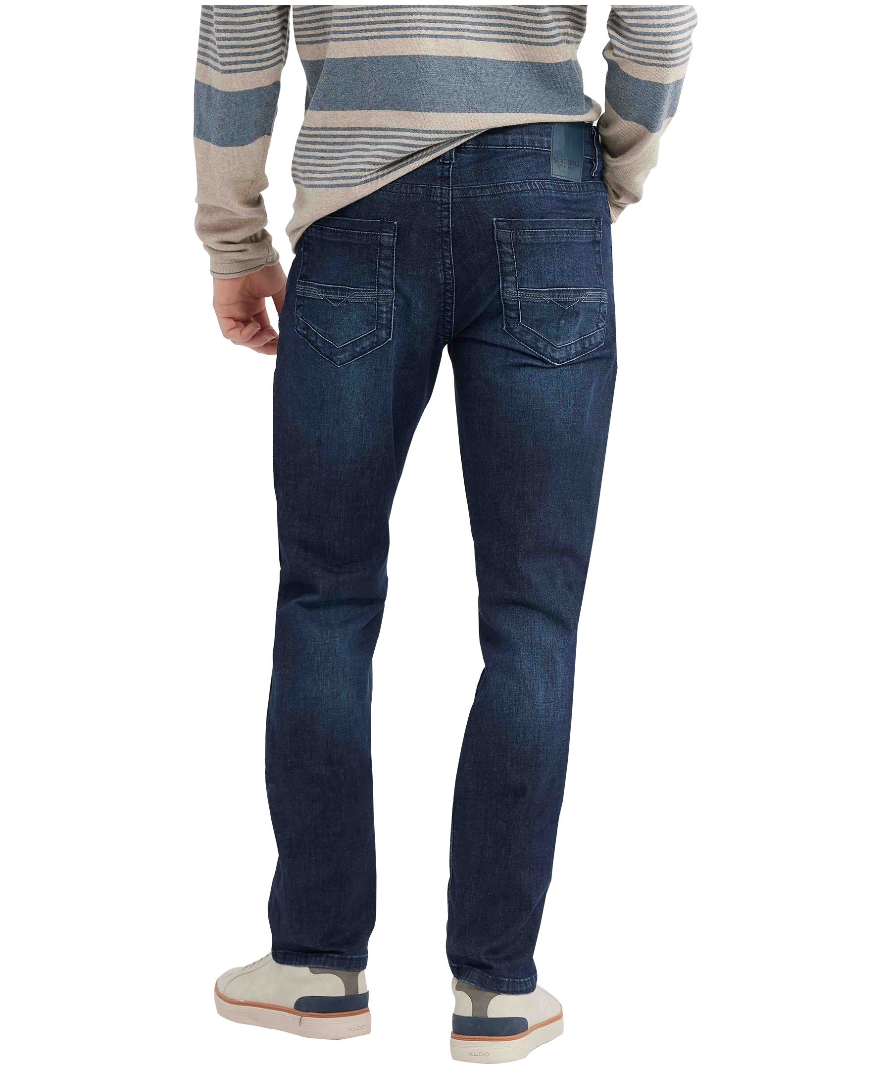 Black Bull Men's Frank Relaxed Fit Mid Rise Stretch Denim Jeans - ONLINE ONLY