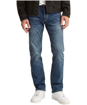 Jean à coupe droite et jambe droite avec braguette boutonnée pour hommes, 501, Levi's