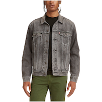 Levi's Men's Standard Fit Cotton Denim Trucker Jacket Front_Flat