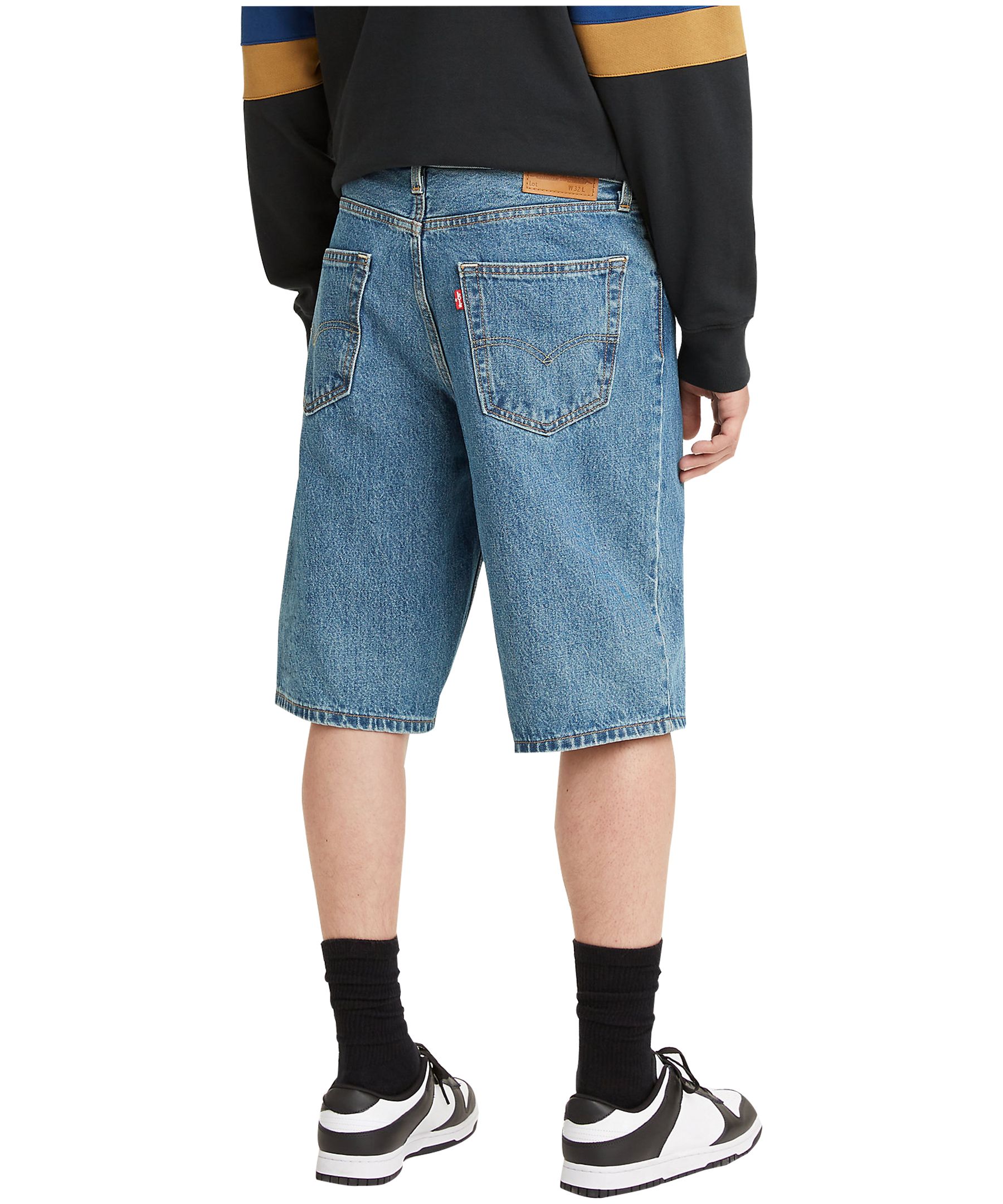 Short en denim de coton à coupe ample et à taille basse pour hommes, Levi's