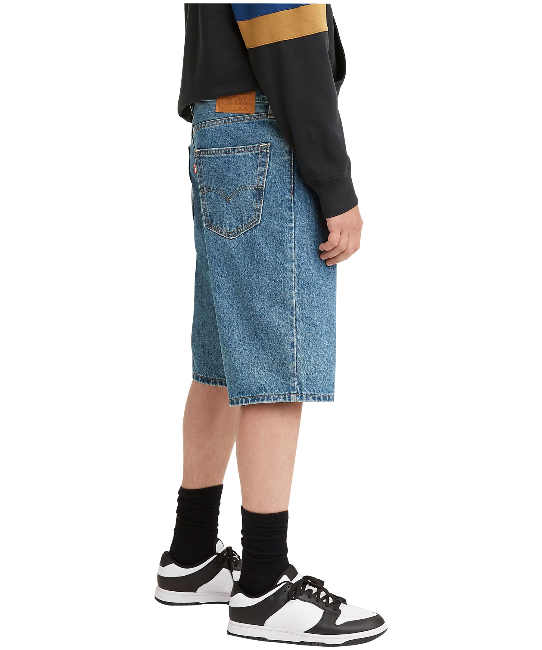 Short en denim de coton à coupe ample et à taille basse pour hommes, Levi's