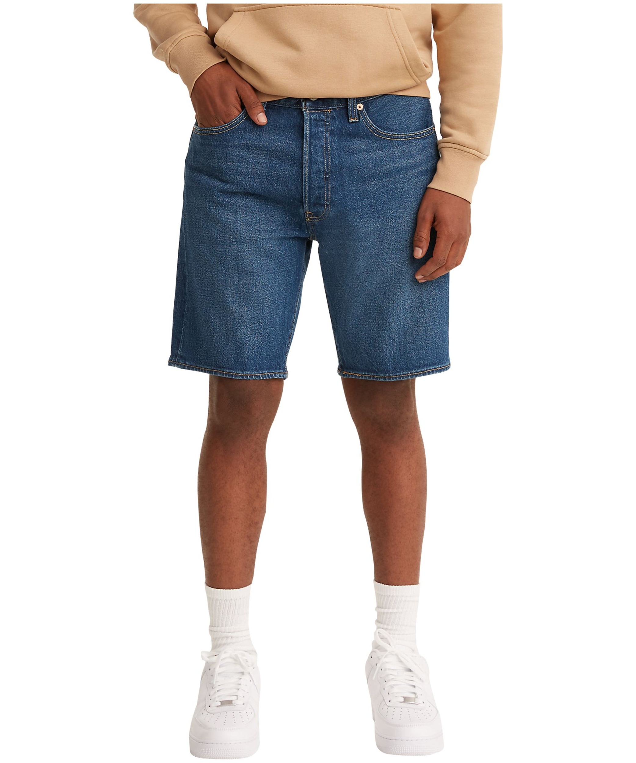 Levi's Men's 501 Original Mid Rise Regular Fit Hemmed Jean Shorts | Marks