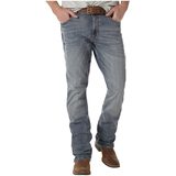 Wrangler Men's Retro Slim Fit Boot Jeans Front_Flat