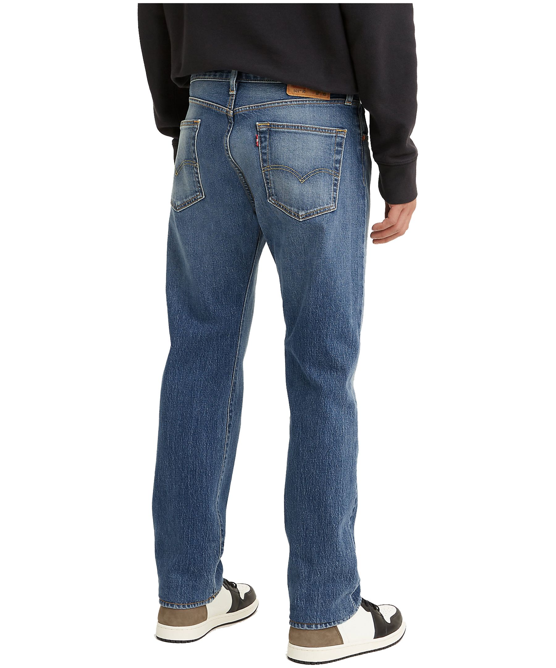 Mens low rise hot sale button fly jeans