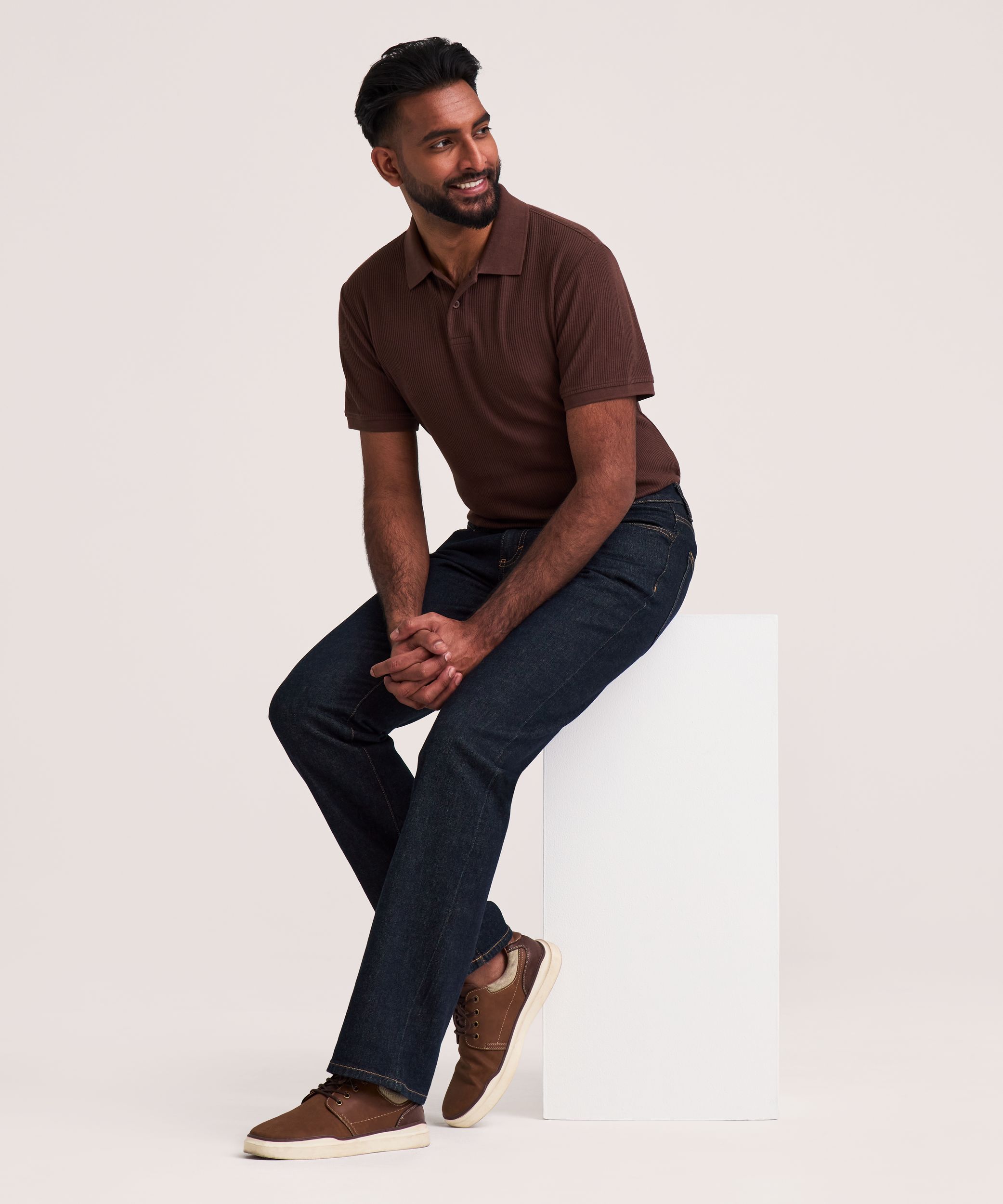 Jeans extensibles à jambe droite FLEXTECH® sur 360 Denver Hayes pour hommes