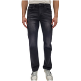 Jean extensible à taille mi-basse de coupe décontractée et à jambe droite pour hommes, Buffalo Front_Flat