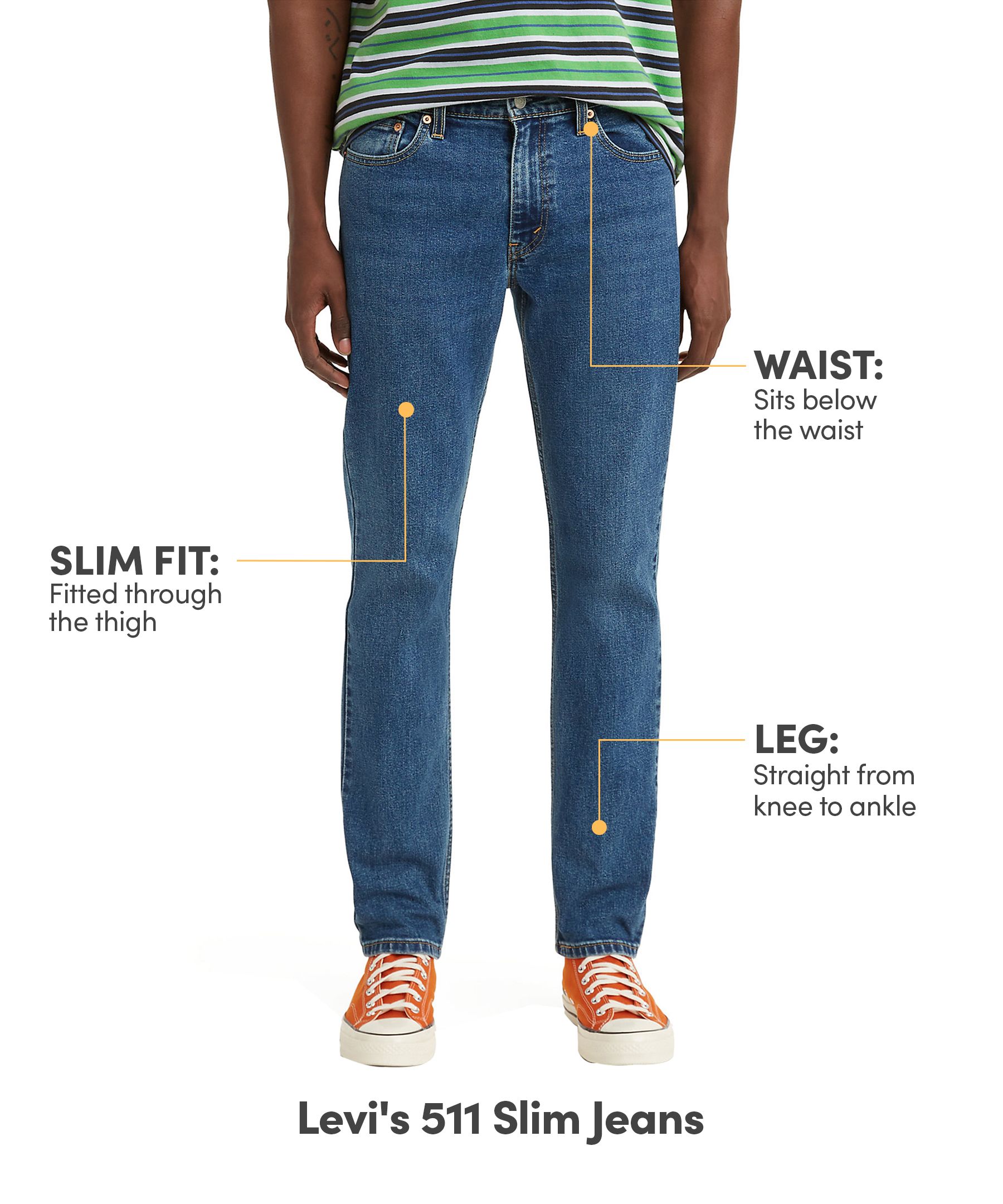 Levi's Men's 511 Slim Fit Jeans Mark's