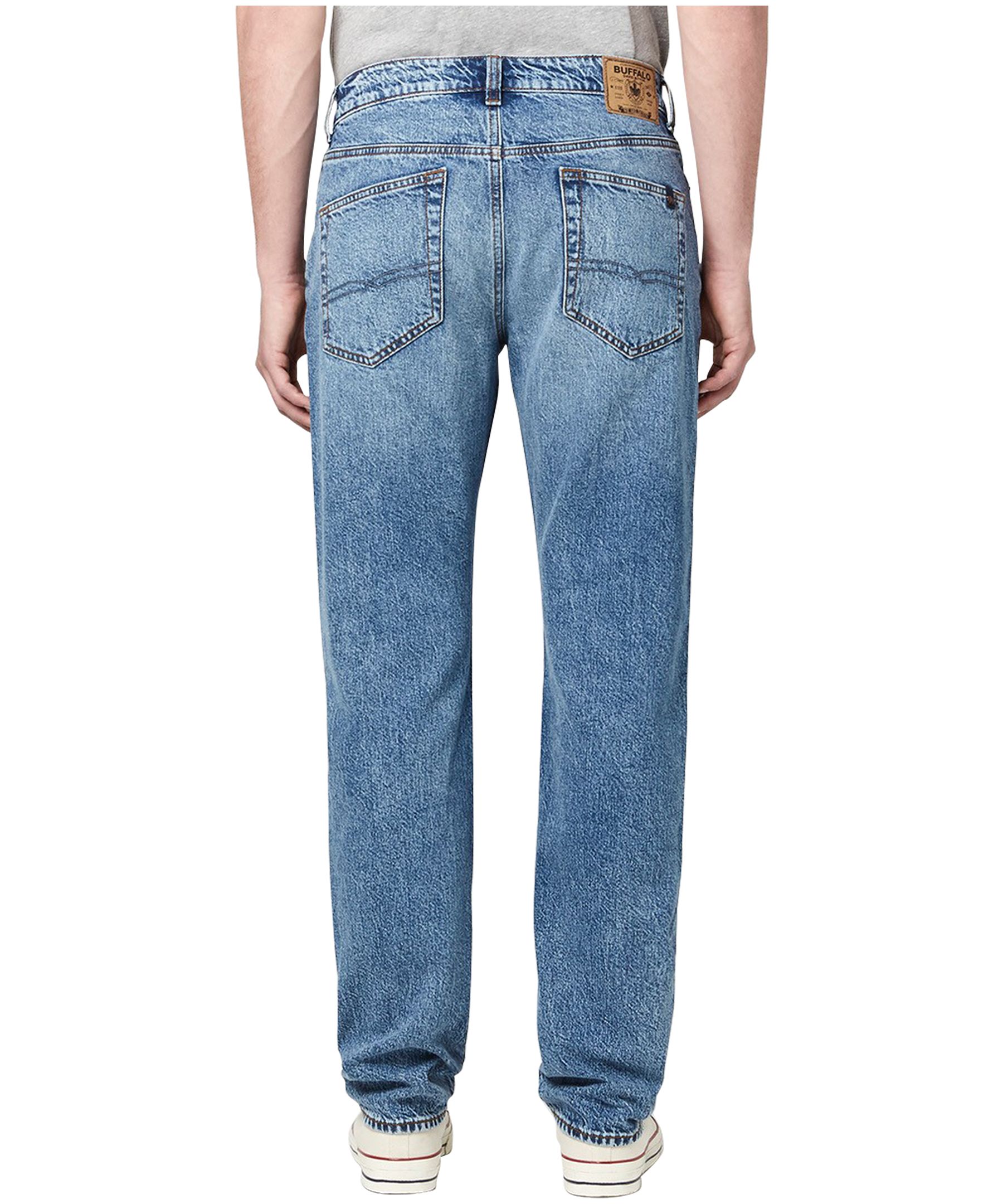 Buffalo Men's Ben Relaxed Fit Tapered Leg Jeans